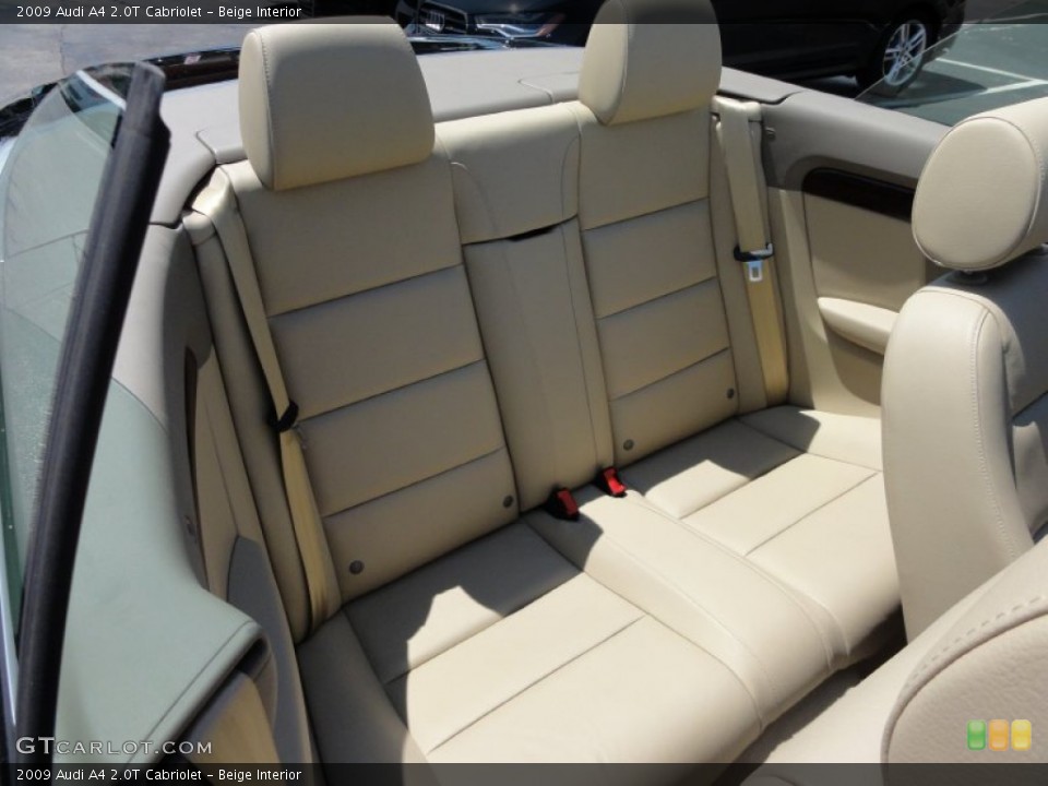 Beige Interior Photo for the 2009 Audi A4 2.0T Cabriolet #53105669