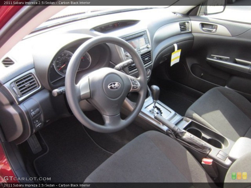 Carbon Black Interior Photo for the 2011 Subaru Impreza 2.5i Sedan #53106956
