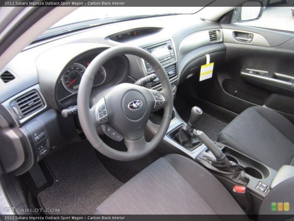 Carbon Black Interior Photo for the 2011 Subaru Impreza Outback Sport Wagon #53107934