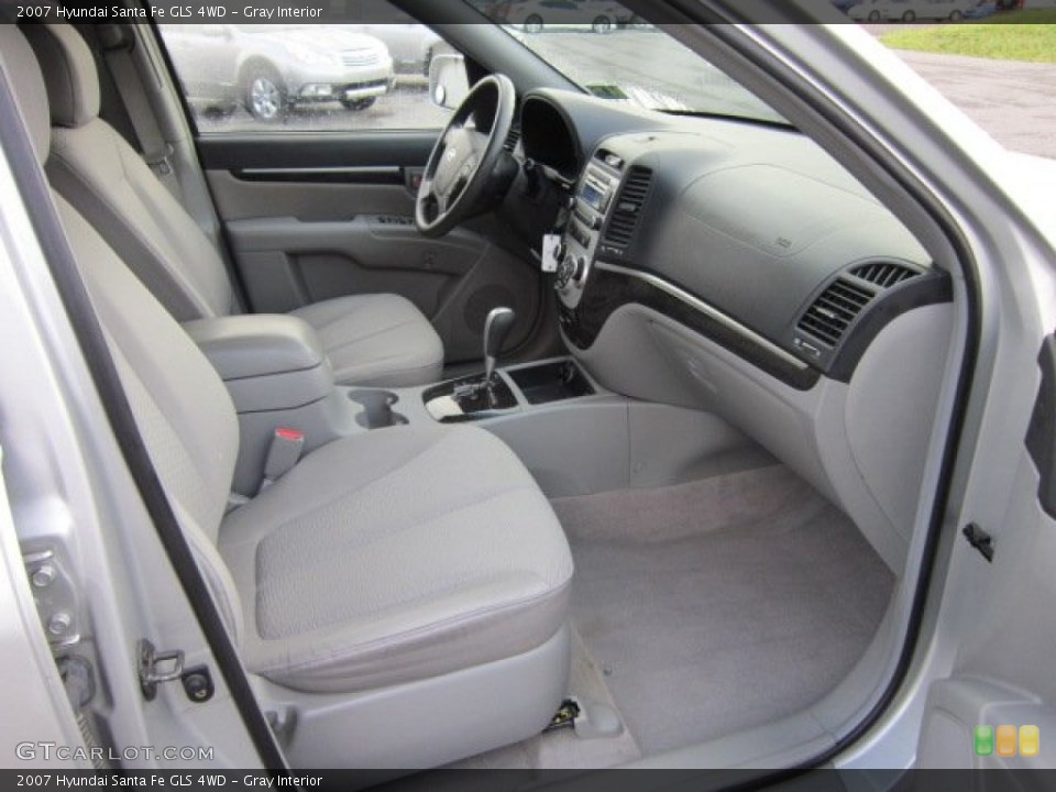 Gray Interior Photo for the 2007 Hyundai Santa Fe GLS 4WD #53108183