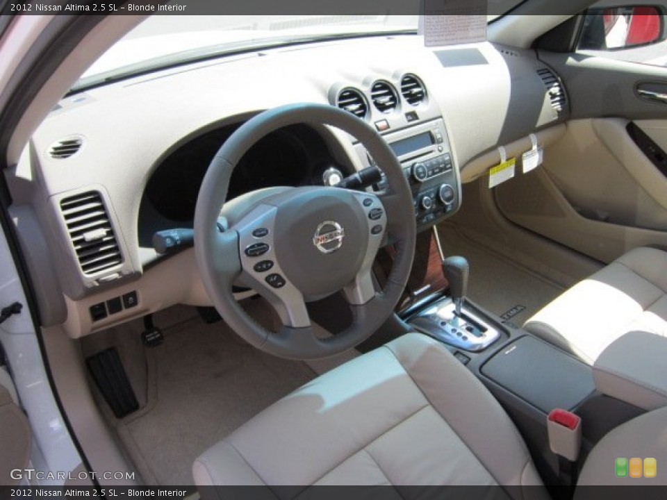 Blonde Interior Prime Interior for the 2012 Nissan Altima 2.5 SL #53109095