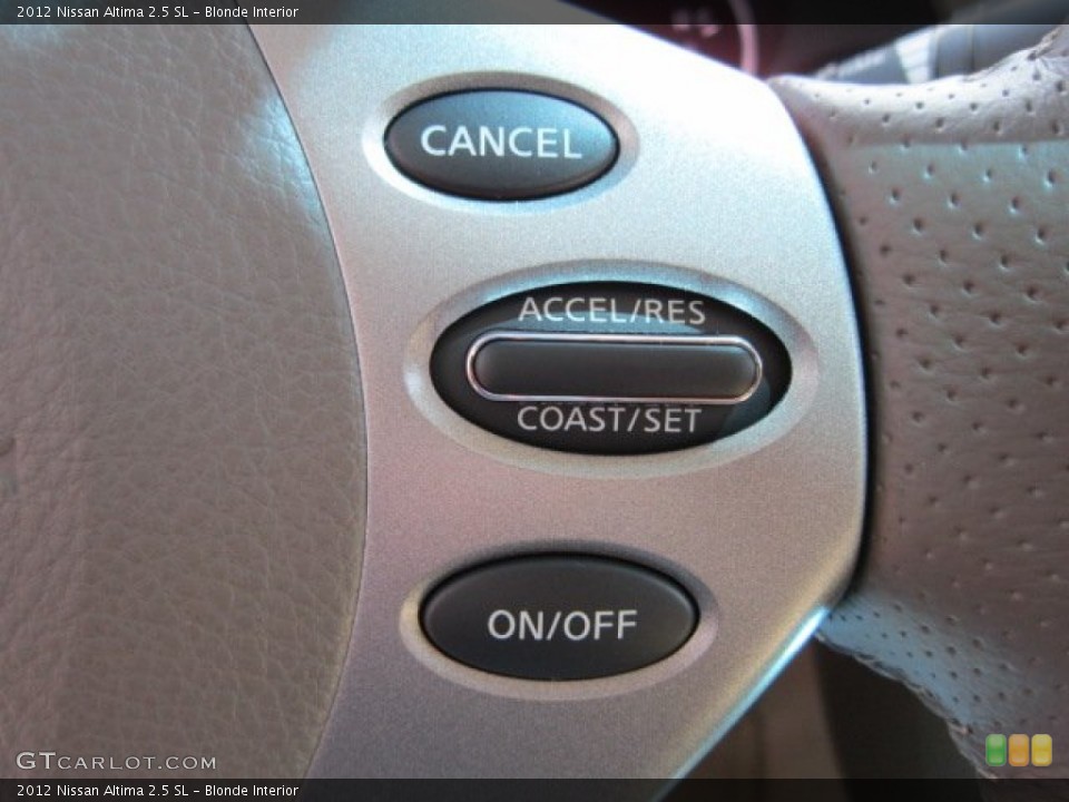 Blonde Interior Controls for the 2012 Nissan Altima 2.5 SL #53109119