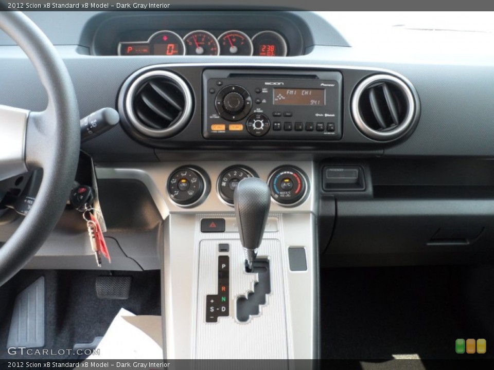 Dark Gray Interior Controls for the 2012 Scion xB  #53109245
