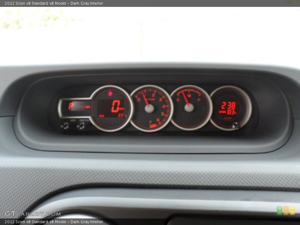 Dark Gray Interior Gauges for the 2012 Scion xB  #53109257