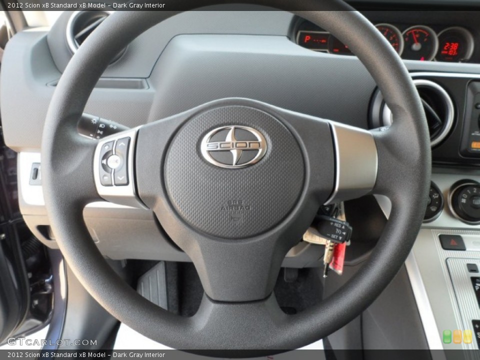 Dark Gray Interior Steering Wheel for the 2012 Scion xB  #53109305