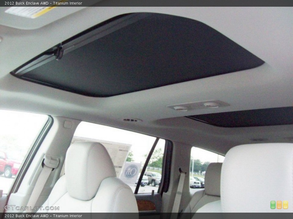 Titanium Interior Sunroof for the 2012 Buick Enclave AWD #53110526