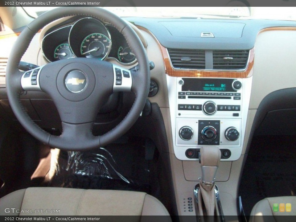 Cocoa/Cashmere Interior Dashboard for the 2012 Chevrolet Malibu LT #53110655