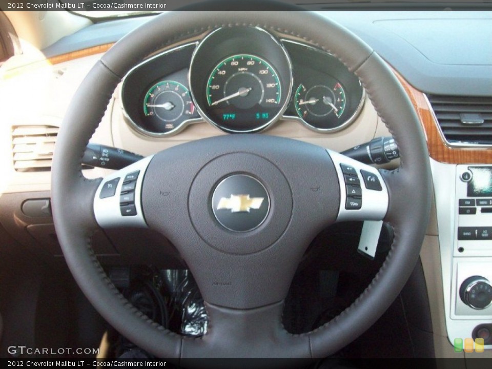 Cocoa/Cashmere Interior Steering Wheel for the 2012 Chevrolet Malibu LT #53110793
