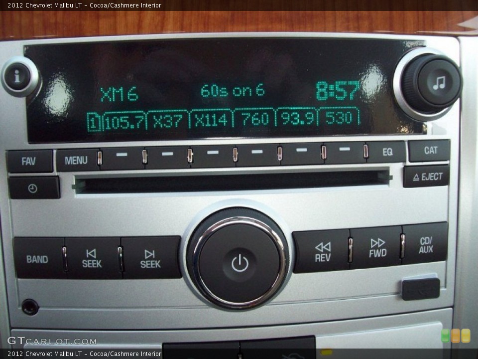 Cocoa/Cashmere Interior Audio System for the 2012 Chevrolet Malibu LT #53110799