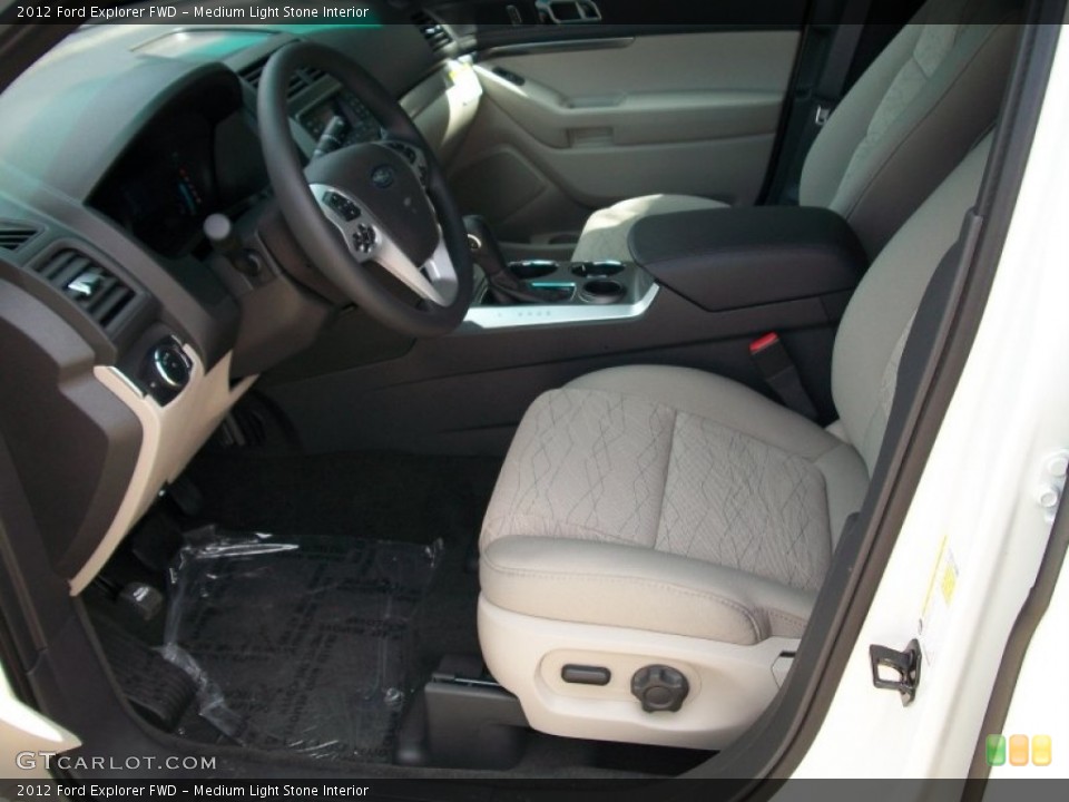 Medium Light Stone Interior Photo for the 2012 Ford Explorer FWD #53113004