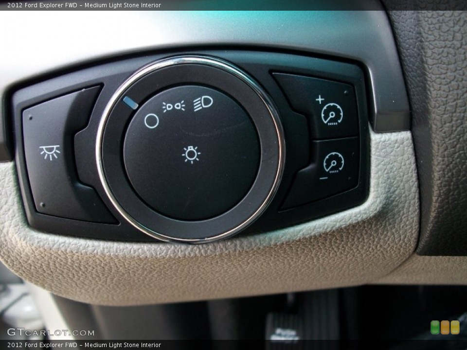 Medium Light Stone Interior Controls for the 2012 Ford Explorer FWD #53113010