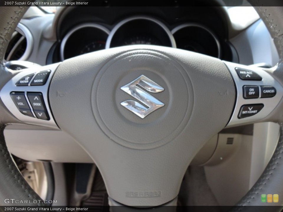 Beige Interior Controls for the 2007 Suzuki Grand Vitara Luxury #53115211