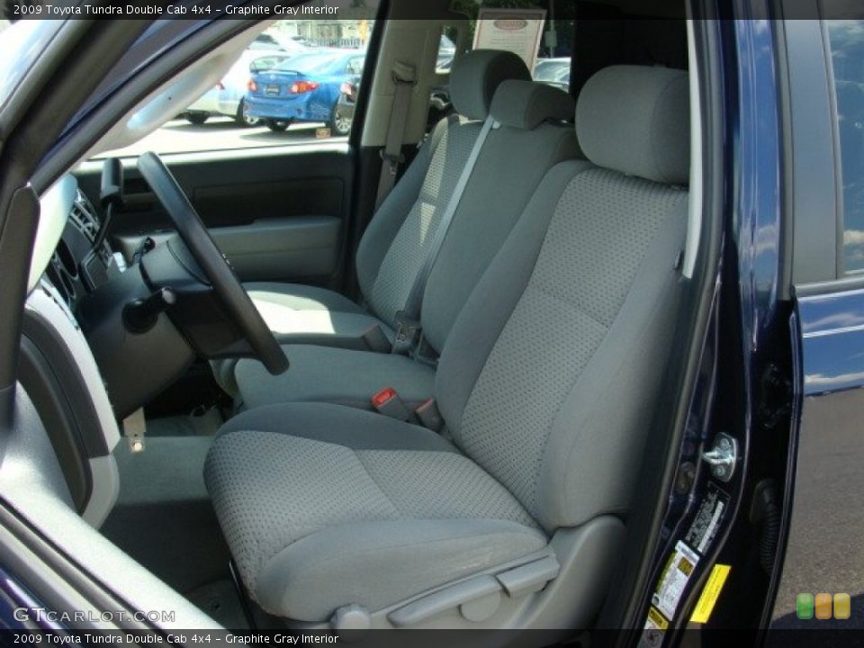 Graphite Gray Interior Photo for the 2009 Toyota Tundra Double Cab 4x4 #53115656