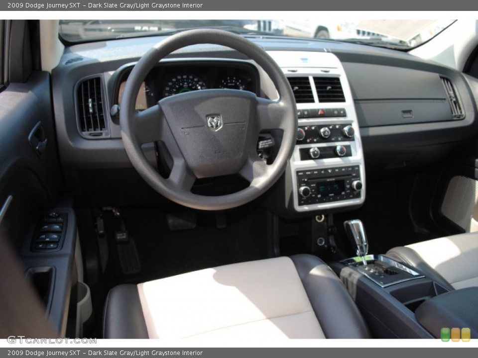 Dark Slate Gray/Light Graystone Interior Dashboard for the 2009 Dodge Journey SXT #53116343