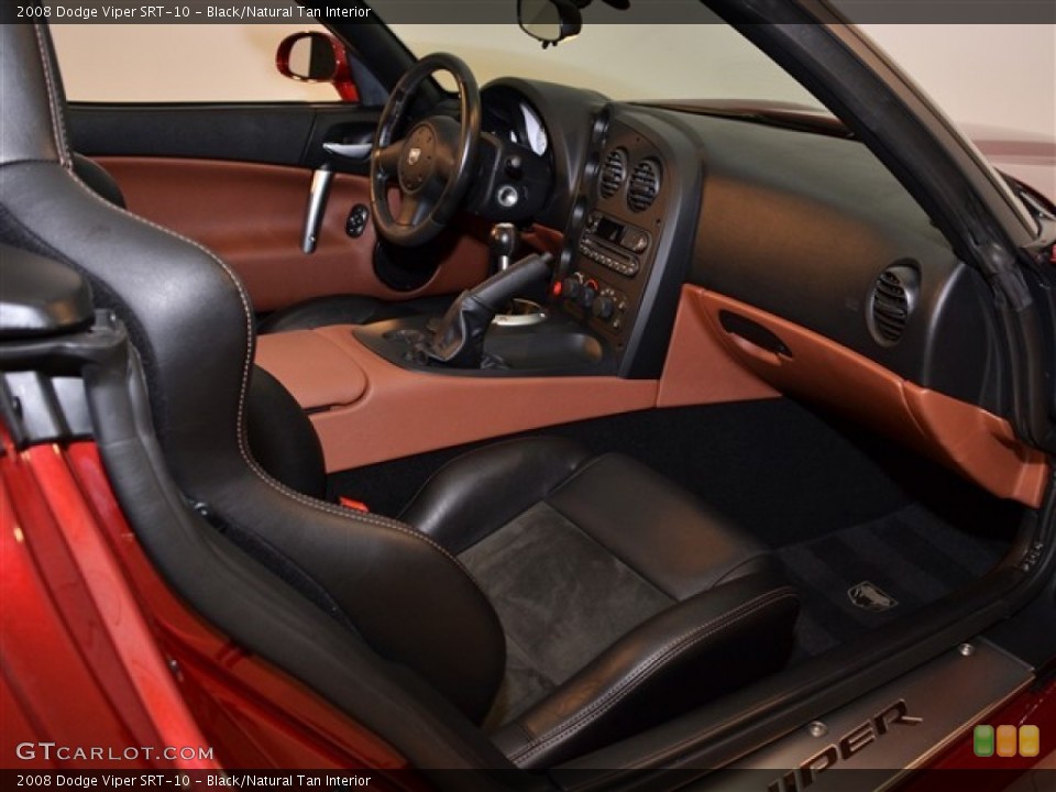 Black/Natural Tan Interior Dashboard for the 2008 Dodge Viper SRT-10 #53117997