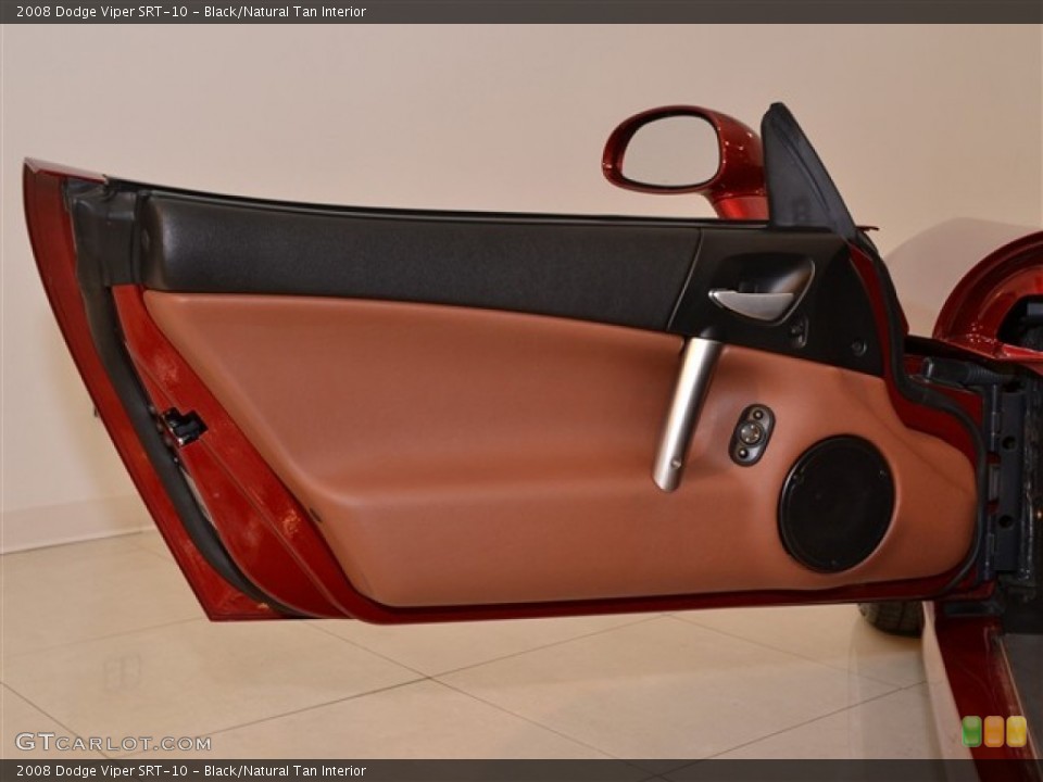Black/Natural Tan Interior Door Panel for the 2008 Dodge Viper SRT-10 #53118015