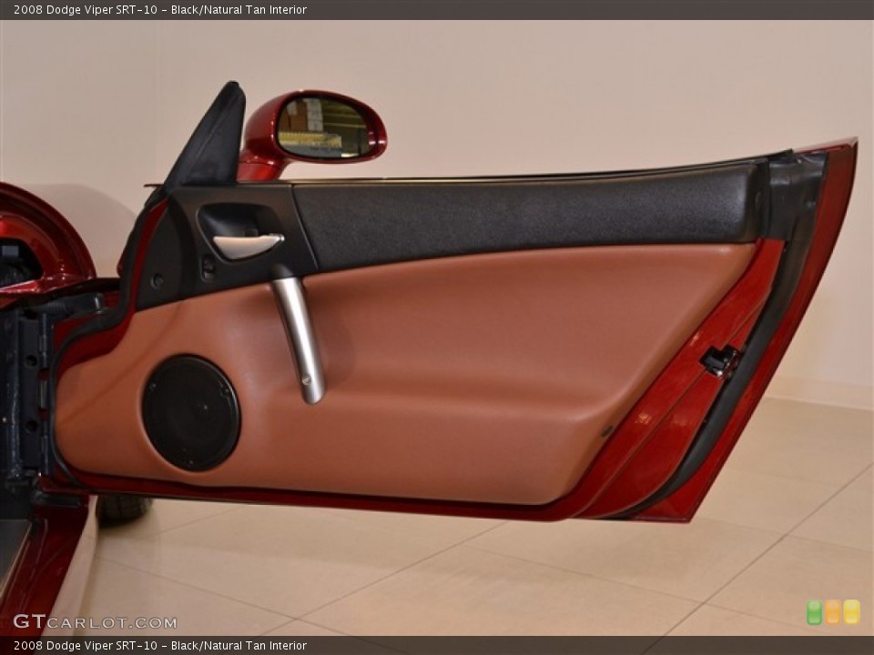 Black/Natural Tan Interior Door Panel for the 2008 Dodge Viper SRT-10 #53118018