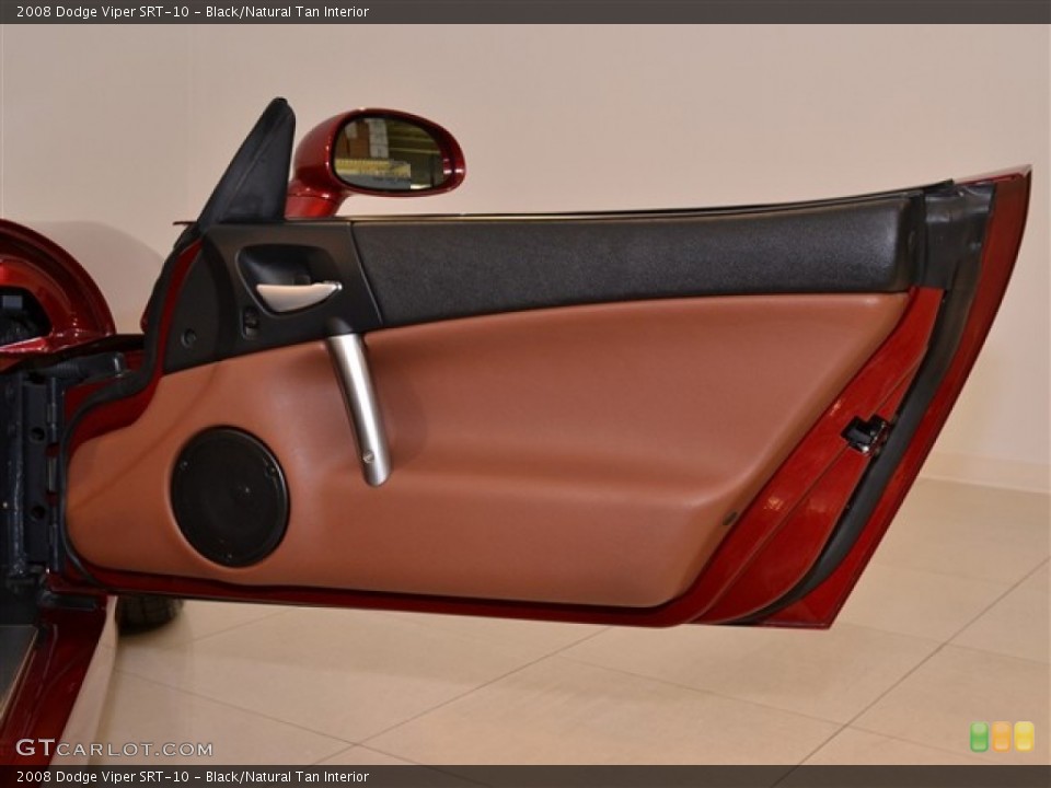 Black/Natural Tan Interior Door Panel for the 2008 Dodge Viper SRT-10 #53118018