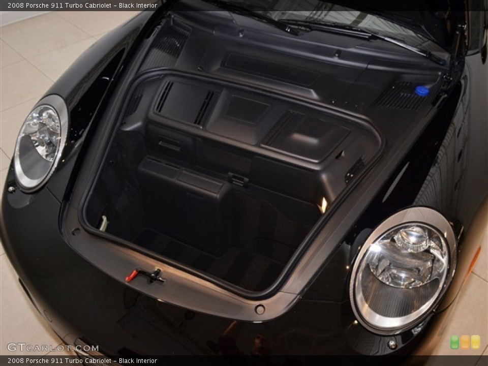 Black Interior Trunk for the 2008 Porsche 911 Turbo Cabriolet #53118171