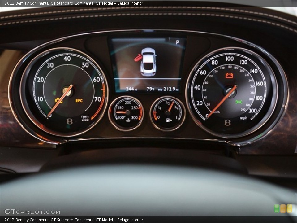 Beluga Interior Gauges for the 2012 Bentley Continental GT  #53118234