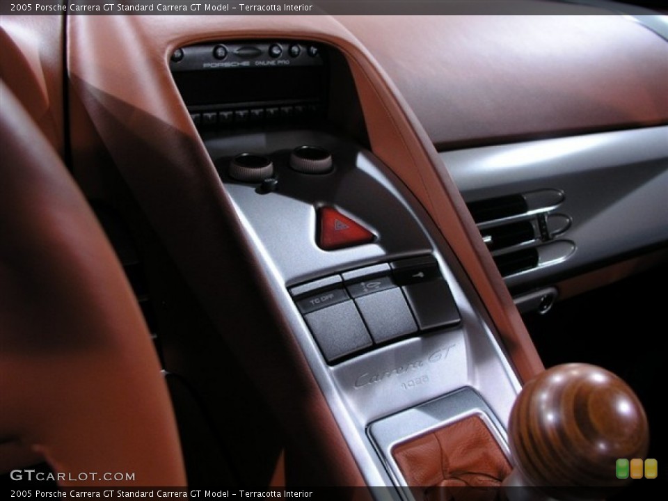 Terracotta Interior Controls for the 2005 Porsche Carrera GT  #53118600