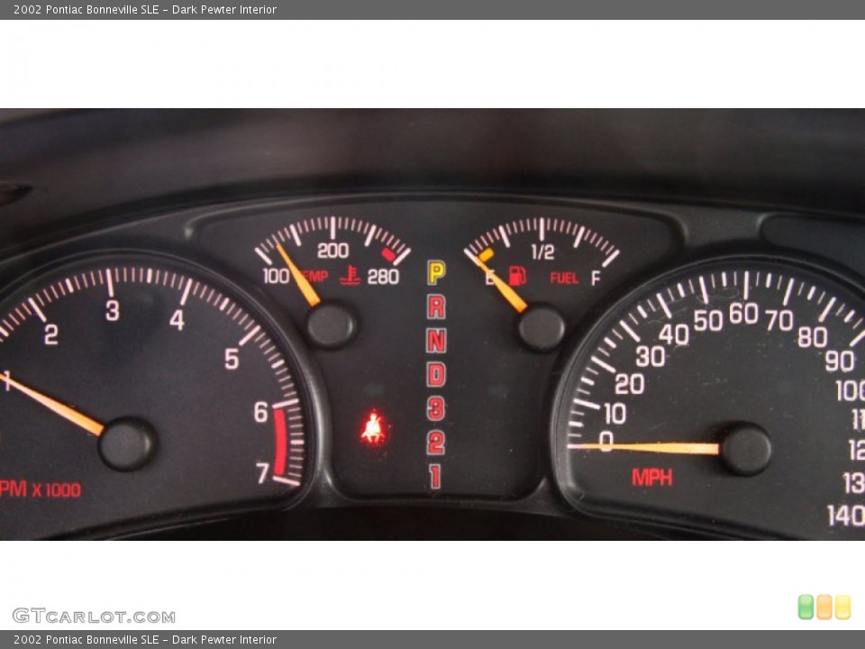 Dark Pewter Interior Gauges for the 2002 Pontiac Bonneville SLE #53122260