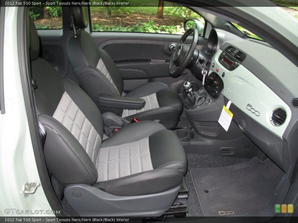 Sport Tessuto Nero/Nero (Black/Black) Interior Photo for the 2012 Fiat 500 Sport #53123085