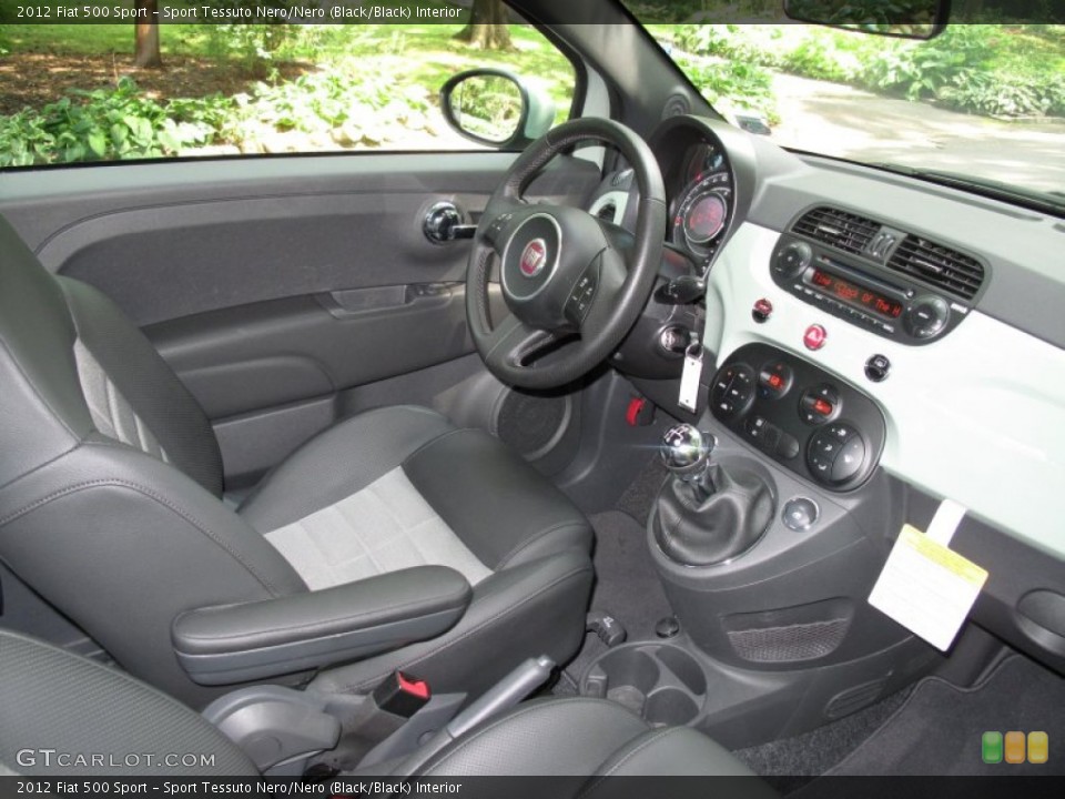Sport Tessuto Nero/Nero (Black/Black) Interior Dashboard for the 2012 Fiat 500 Sport #53123088