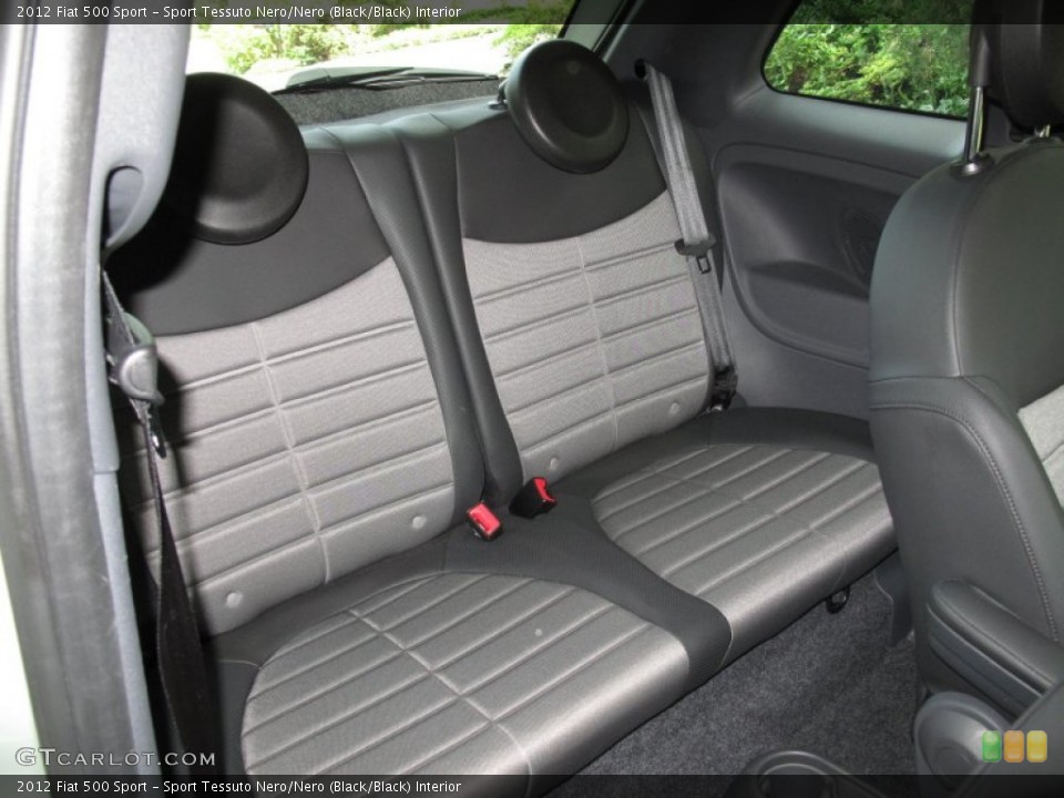 Sport Tessuto Nero/Nero (Black/Black) Interior Photo for the 2012 Fiat 500 Sport #53123097