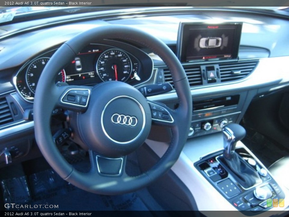 Black Interior Dashboard for the 2012 Audi A6 3.0T quattro Sedan #53126127