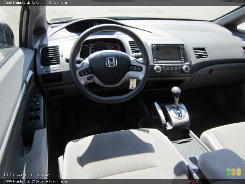 Gray Interior Dashboard for the 2006 Honda Civic EX Sedan #53128242