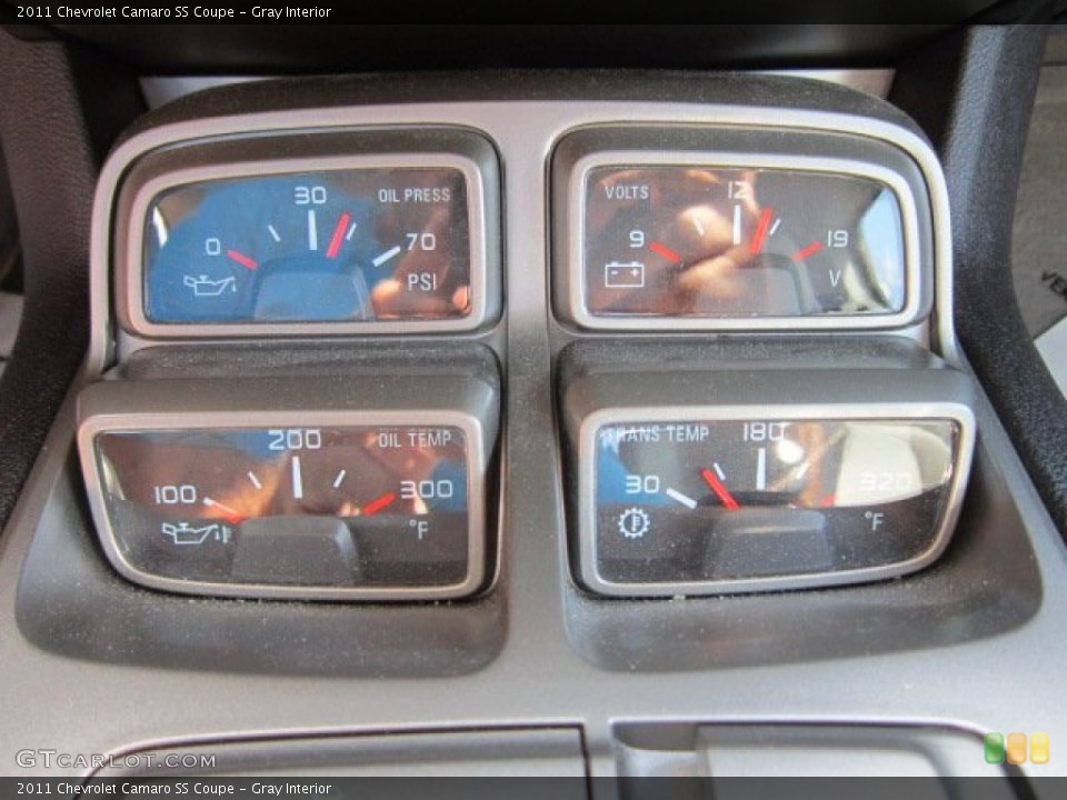 Gray Interior Gauges for the 2011 Chevrolet Camaro SS Coupe #53128695