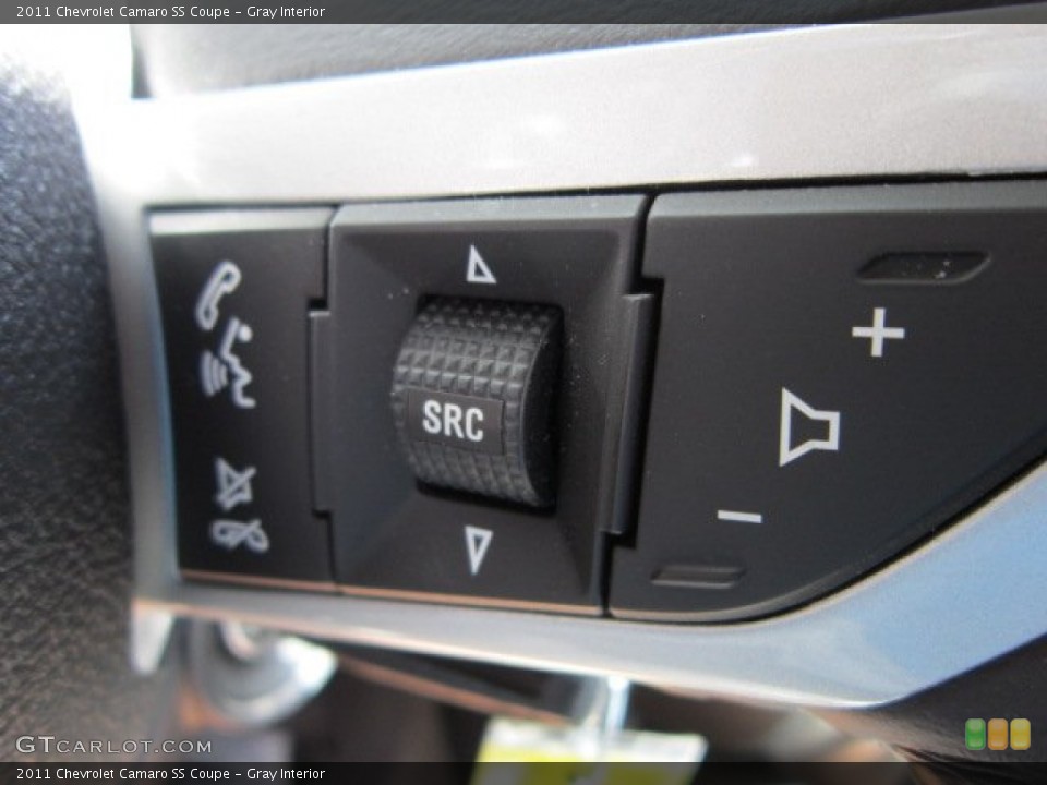 Gray Interior Controls for the 2011 Chevrolet Camaro SS Coupe #53128716