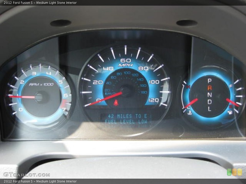 Medium Light Stone Interior Gauges for the 2012 Ford Fusion S #53128951