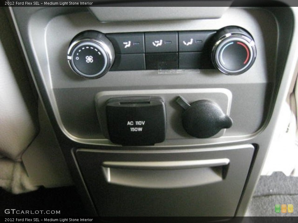 Medium Light Stone Interior Controls for the 2012 Ford Flex SEL #53129673