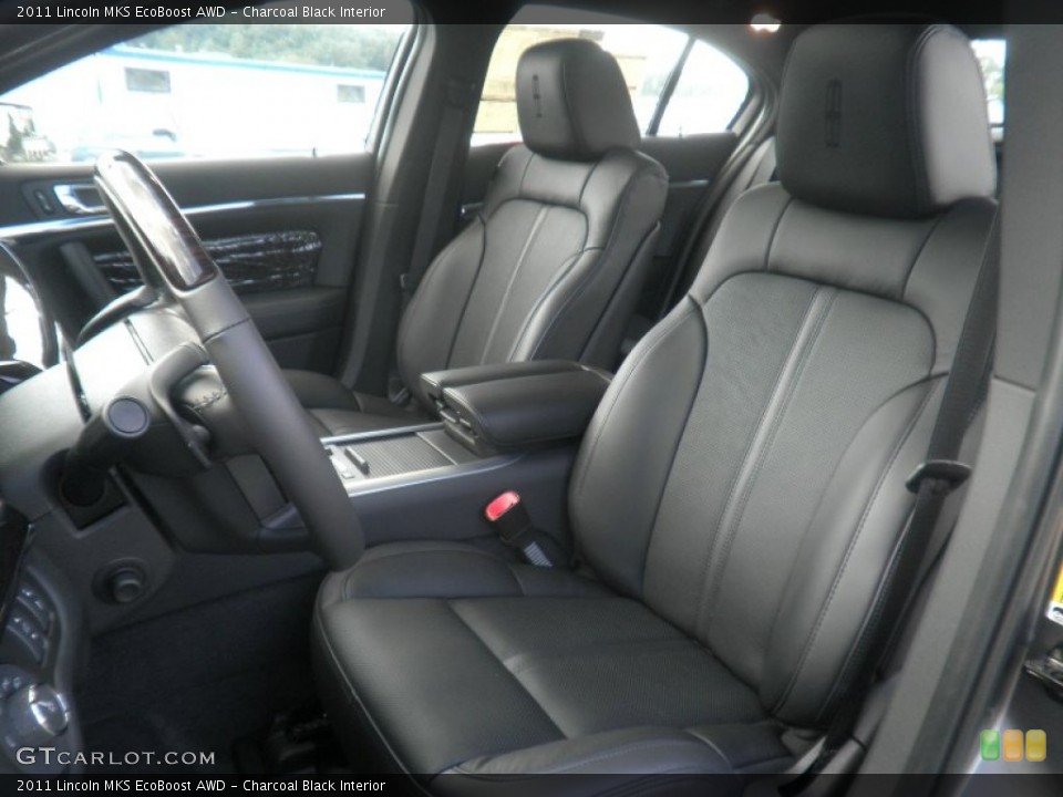 Charcoal Black Interior Photo for the 2011 Lincoln MKS EcoBoost AWD #53130235