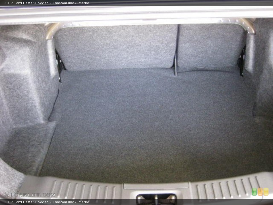 Charcoal Black Interior Trunk for the 2012 Ford Fiesta SE Sedan #53130253