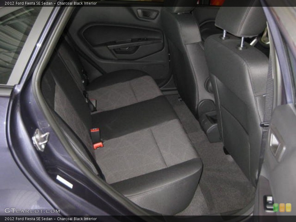 Charcoal Black Interior Photo for the 2012 Ford Fiesta SE Sedan #53130382