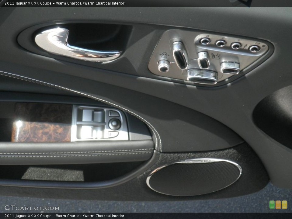 Warm Charcoal/Warm Charcoal Interior Controls for the 2011 Jaguar XK XK Coupe #53130532