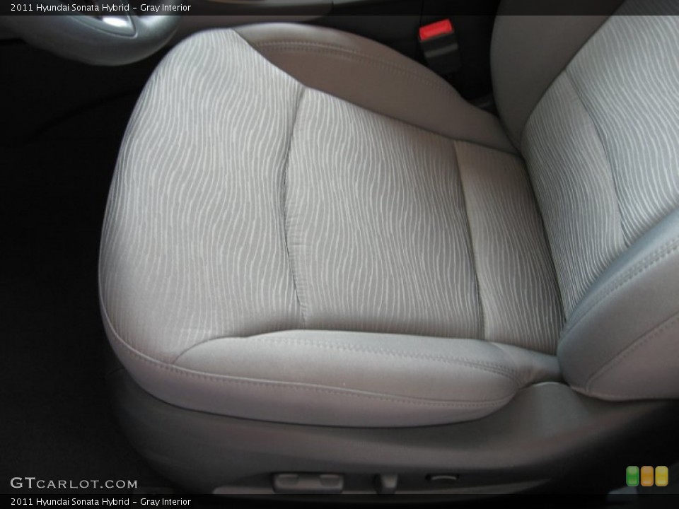 Gray Interior Photo for the 2011 Hyundai Sonata Hybrid #53131009