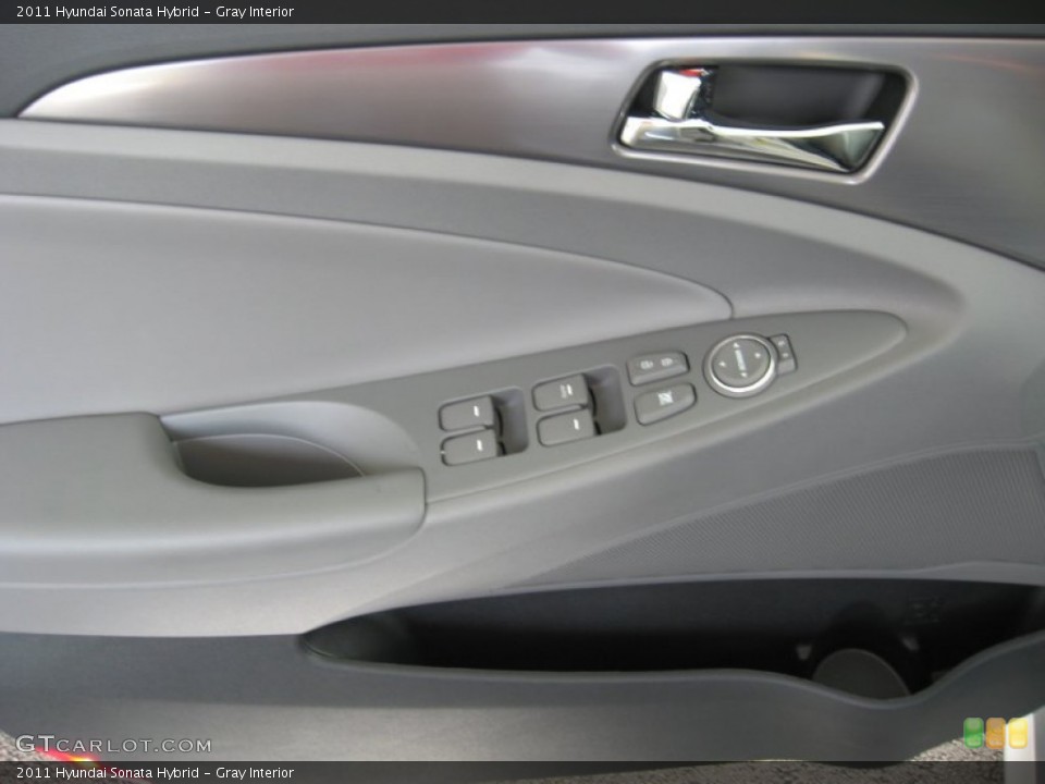 Gray Interior Door Panel for the 2011 Hyundai Sonata Hybrid #53131012