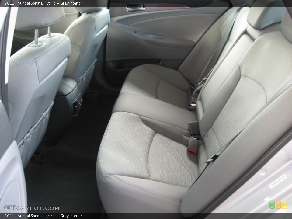 Gray Interior Photo for the 2011 Hyundai Sonata Hybrid #53131033