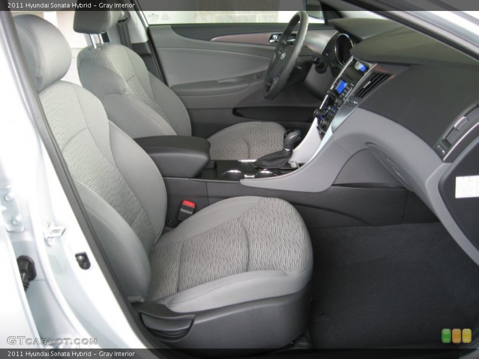 Gray Interior Photo for the 2011 Hyundai Sonata Hybrid #53131066