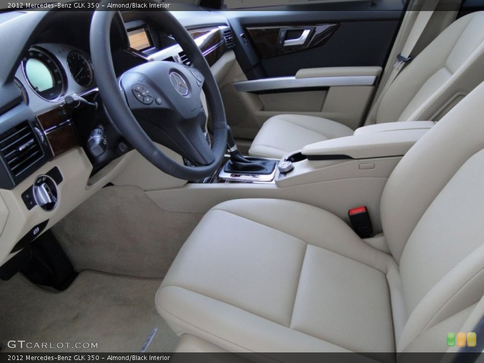 Almond/Black Interior Photo for the 2012 Mercedes-Benz GLK 350 #53131069