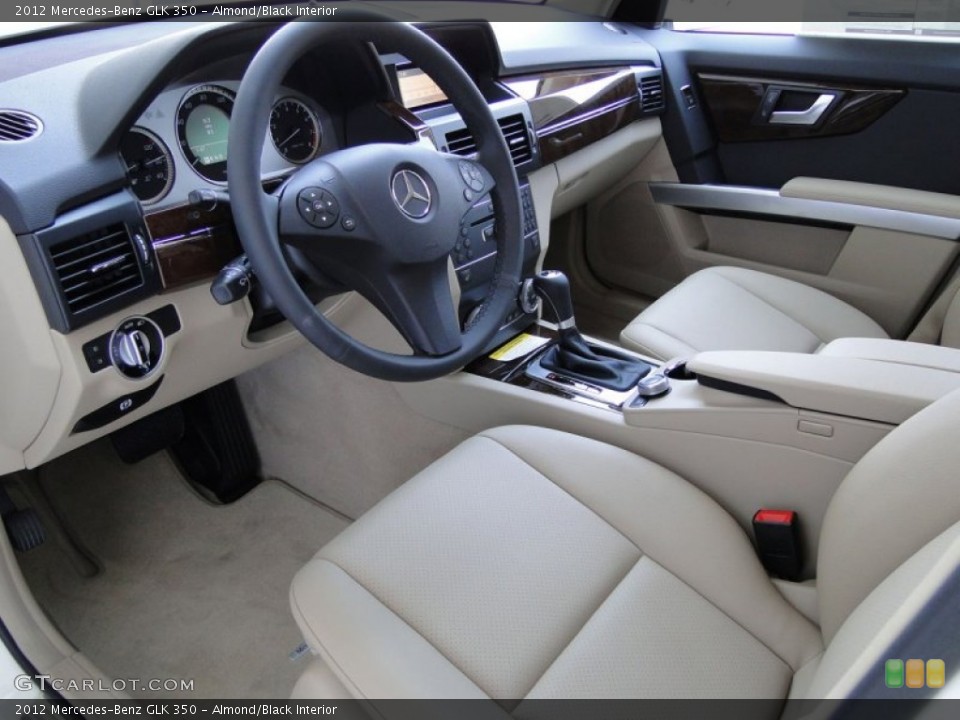 Almond/Black Interior Photo for the 2012 Mercedes-Benz GLK 350 #53131072