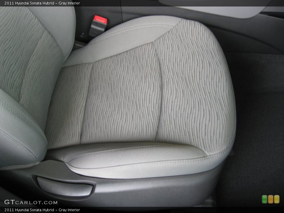Gray Interior Photo for the 2011 Hyundai Sonata Hybrid #53131099