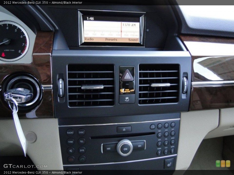 Almond/Black Interior Controls for the 2012 Mercedes-Benz GLK 350 #53131258