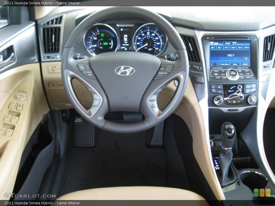 Camel Interior Dashboard for the 2011 Hyundai Sonata Hybrid #53131633