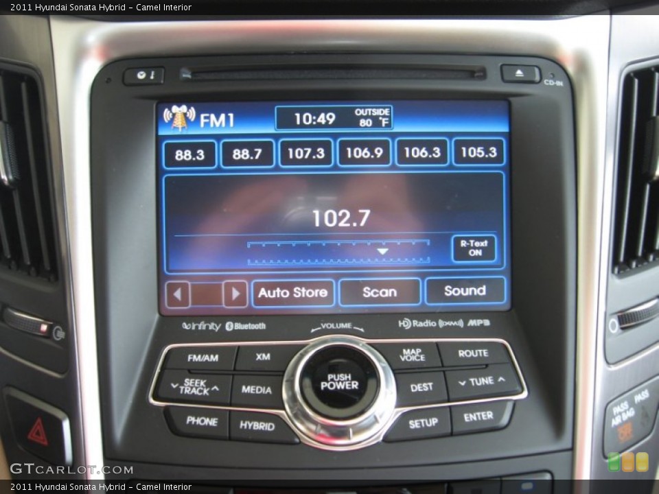 Camel Interior Audio System for the 2011 Hyundai Sonata Hybrid #53131672
