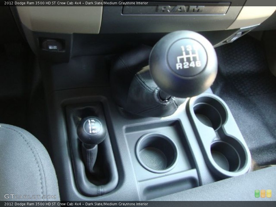 Dark Slate/Medium Graystone Interior Transmission for the 2012 Dodge Ram 3500 HD ST Crew Cab 4x4 #53131885